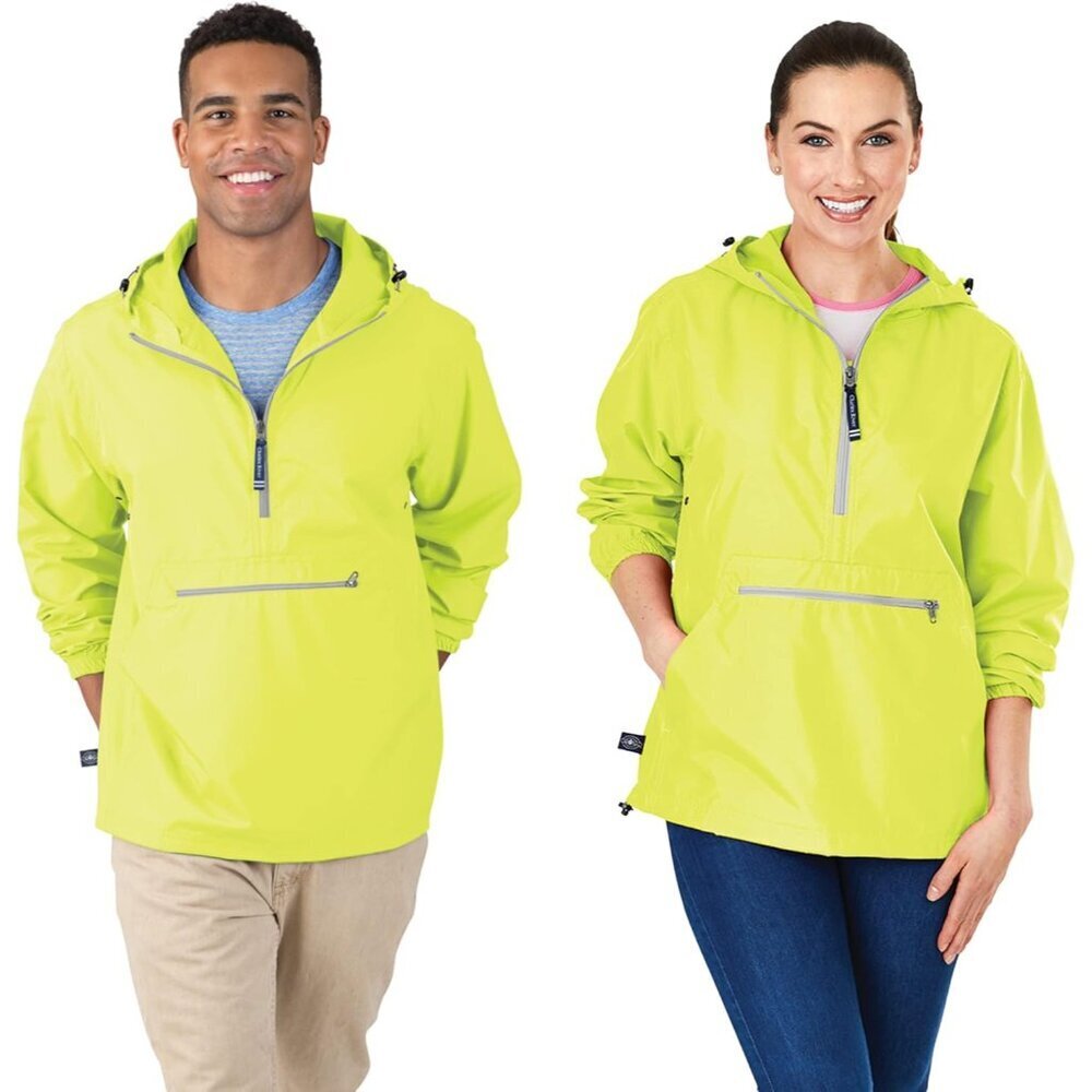 Unisex Color Blocked Pack-N-Go, Men's & Women's Pullover Anorak